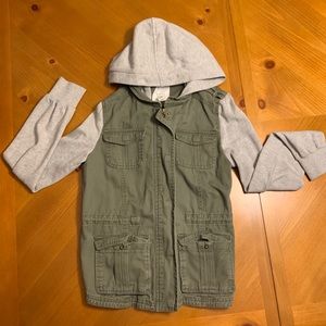 Olive zip-up jacket